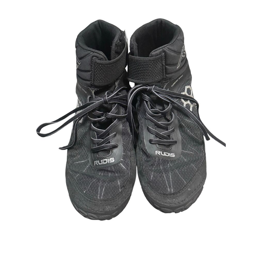 RUDIS KS Turbine Adult Wrestling Shoes - Midnight Chrome Men's Size 8